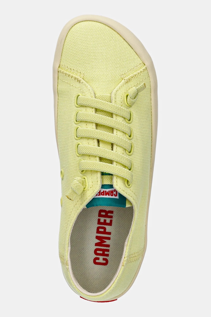 Πάνινα παπούτσια Camper Peu Rambla Vulcanizado χρώμα: κίτρινο, 21897-092 φωτογραφία