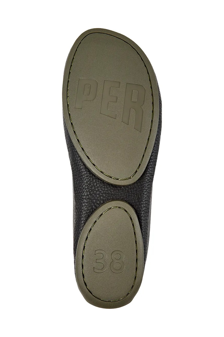 Δερμάτινα μοκασίνια Camper Right Nina χρώμα: γκρι, K201421-014 φωτογραφία