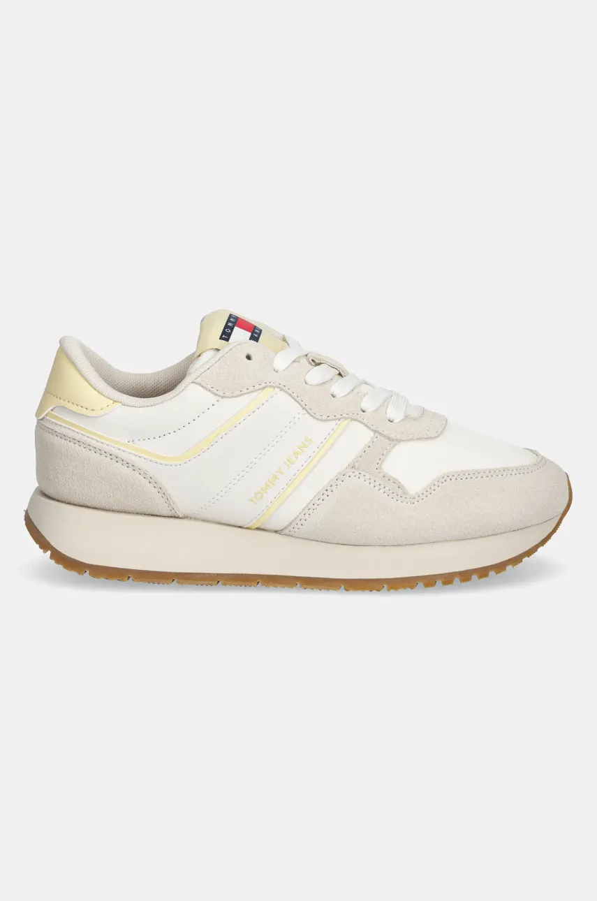 Кроссовки Tommy Jeans EVA RUNNER LIGHT женские цвет бежевый EN0EN02741 Кроссовки Tommy Jeans EVA RUNNER LIGHT женские цвет бежевый EN0EN02741