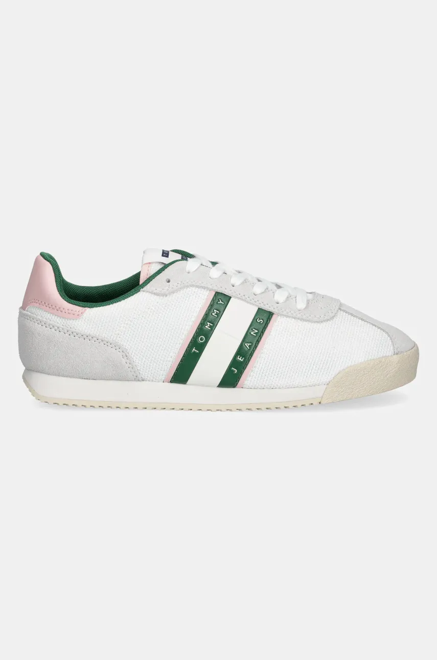Кроссовки Tommy Jeans LOW PROFILE RUNNER цвет бежевый EN0EN02742 Кроссовки Tommy Jeans LOW PROFILE RUNNER цвет бежевый EN0EN02742
