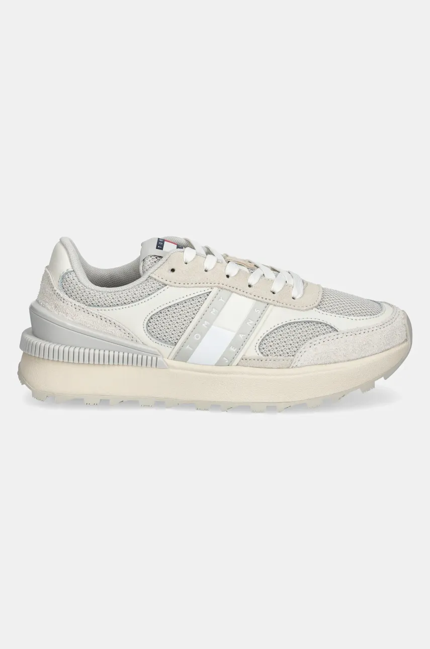 Кроссовки Tommy Jeans TECH RUNNER цвет бежевый EN0EN02743 Кроссовки Tommy Jeans TECH RUNNER цвет бежевый EN0EN02743