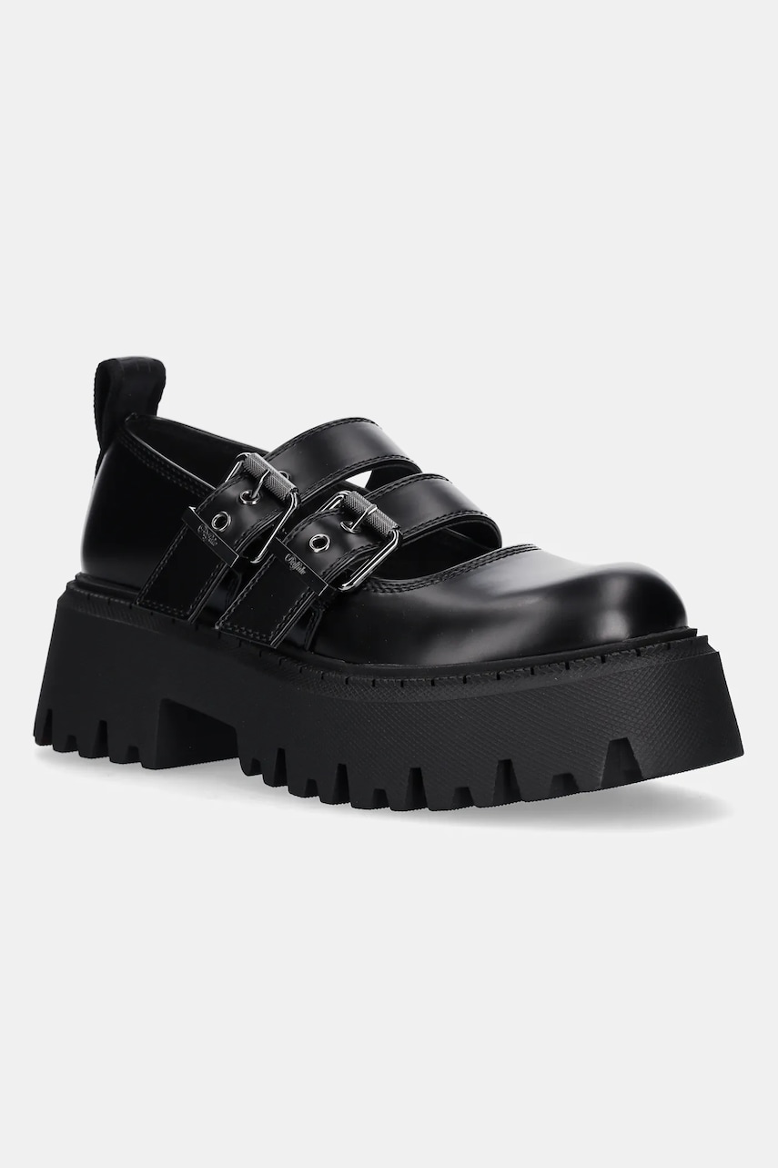 Buffalo mocasini Aspen Mary femei, culoarea negru, cu platforma, 1624078-BLK Buffalo mocasini Aspen Mary femei, culoarea negru, cu platforma, 1624078-BLK