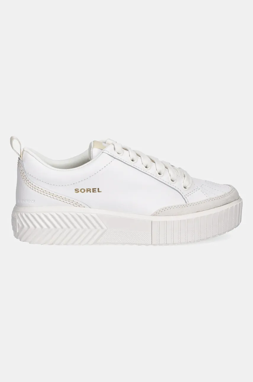 Кожаные кроссовки Sorel ONA AVE LOW WP женские цвет белый 2077991125 Кожаные кроссовки Sorel ONA AVE LOW WP женские цвет белый 2077991125