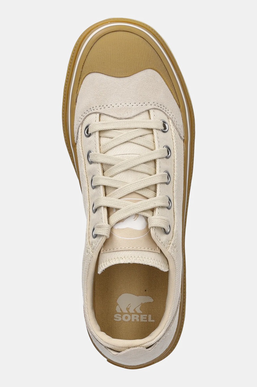 Πάνινα παπούτσια Sorel SCOUT N ABOUT LOW χρώμα: μπεζ, 2113251191 φωτογραφία