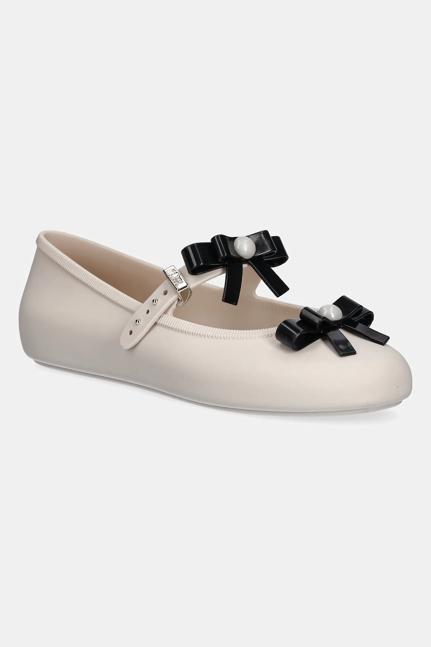Melissa balerini SOFT BALLERINA BOW culoarea bej, M 35971 Melissa balerini SOFT BALLERINA BOW culoarea bej, M 35971