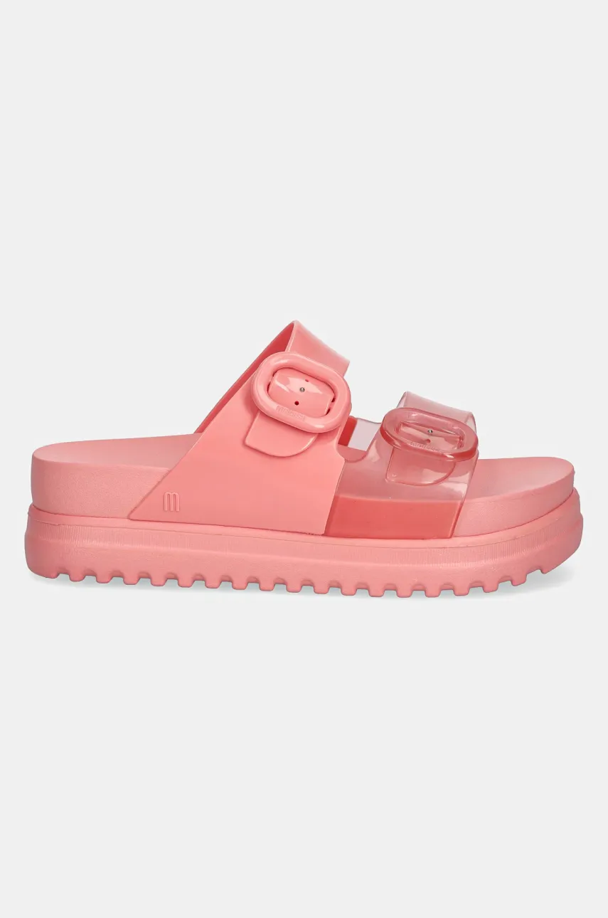 Шлепанцы Melissa COZY PLATFORM женские цвет розовый на платформе M 36158 Шлепанцы Melissa COZY PLATFORM женские цвет розовый на платформе M 36158