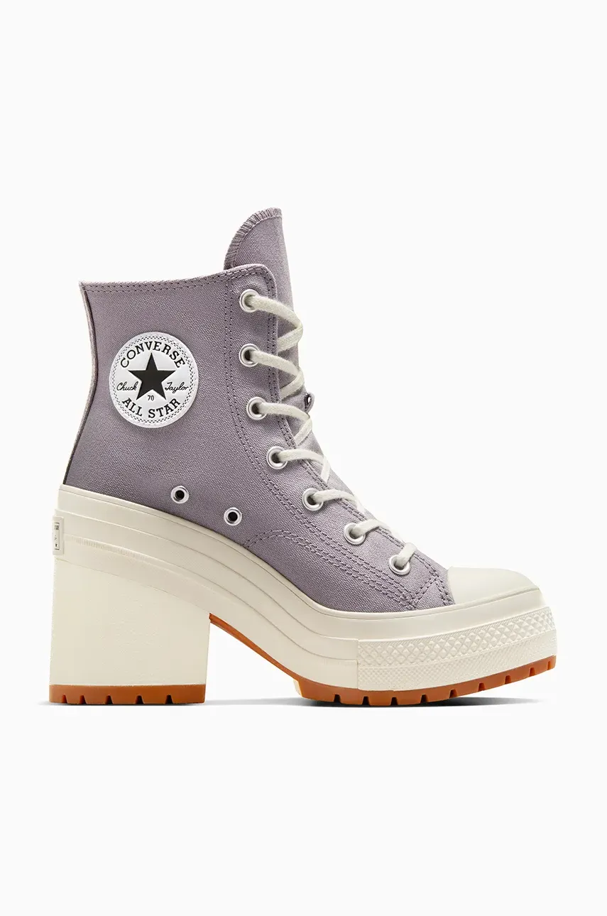 Converse tenisi Chuck 70 De Luxe Heel culoarea violet, A12575C