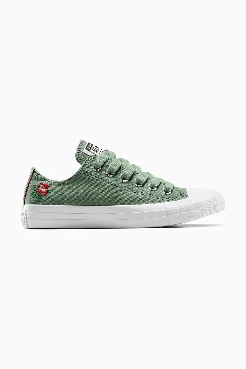 Converse tenisi Chuck Taylor All Star culoarea verde, A13658C
