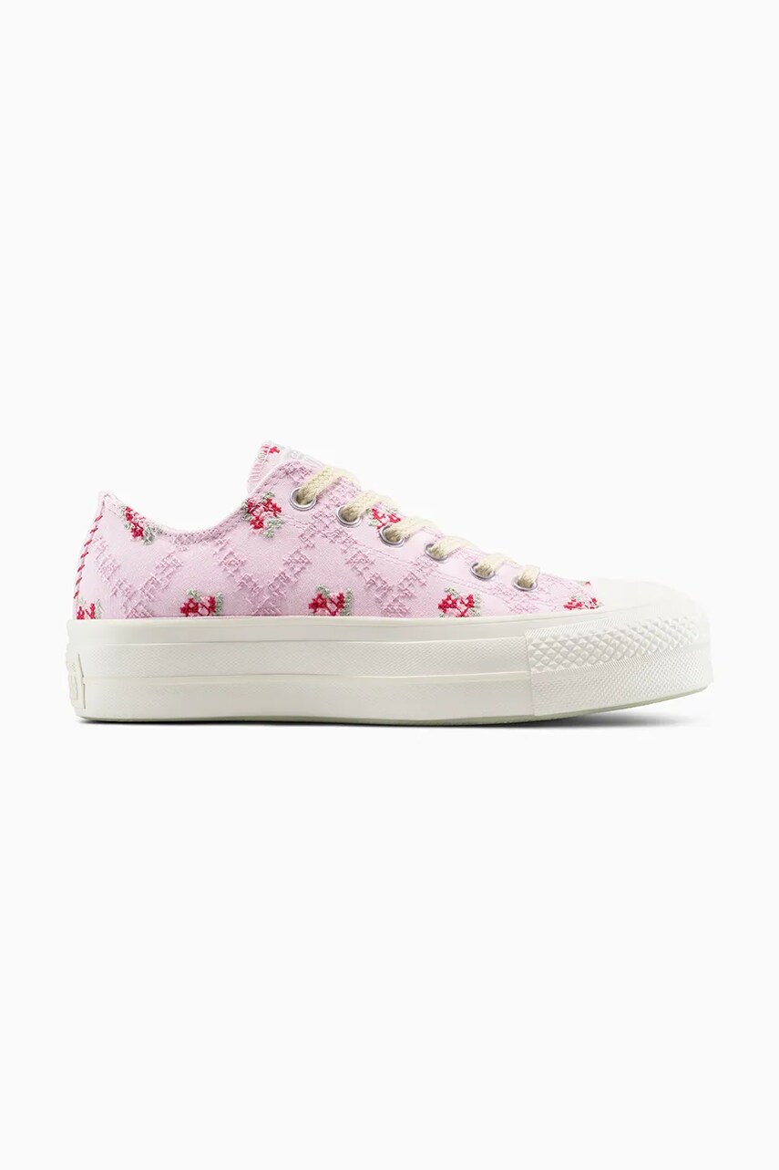 Converse teniși Chuck Taylor All Star Lift culoarea roz, A13660C