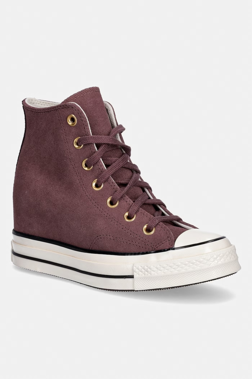 Converse Chuck 70 Wedge γυναικεία πάνινα σουέτ