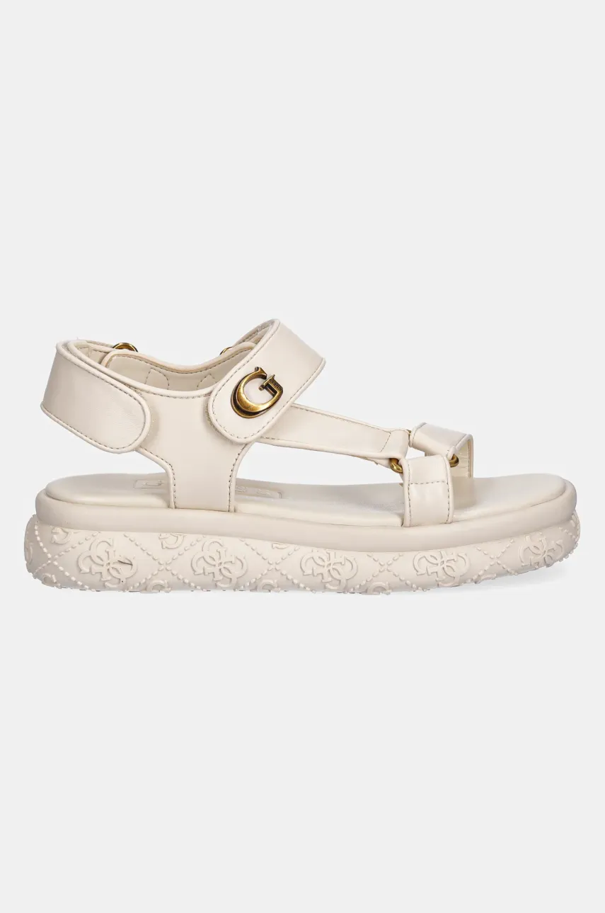 Сандалии Guess LANARA женские цвет бежевый на платформе FLJLAN ELE03 Сандалии Guess LANARA женские цвет бежевый на платформе FLJLAN ELE03
