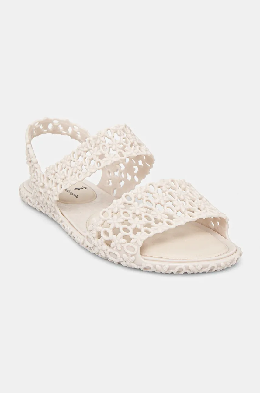 Melissa sandale MELISSA PANC SANDAL + ISABELA CAPETO femei, culoarea bej, M.33440.54144