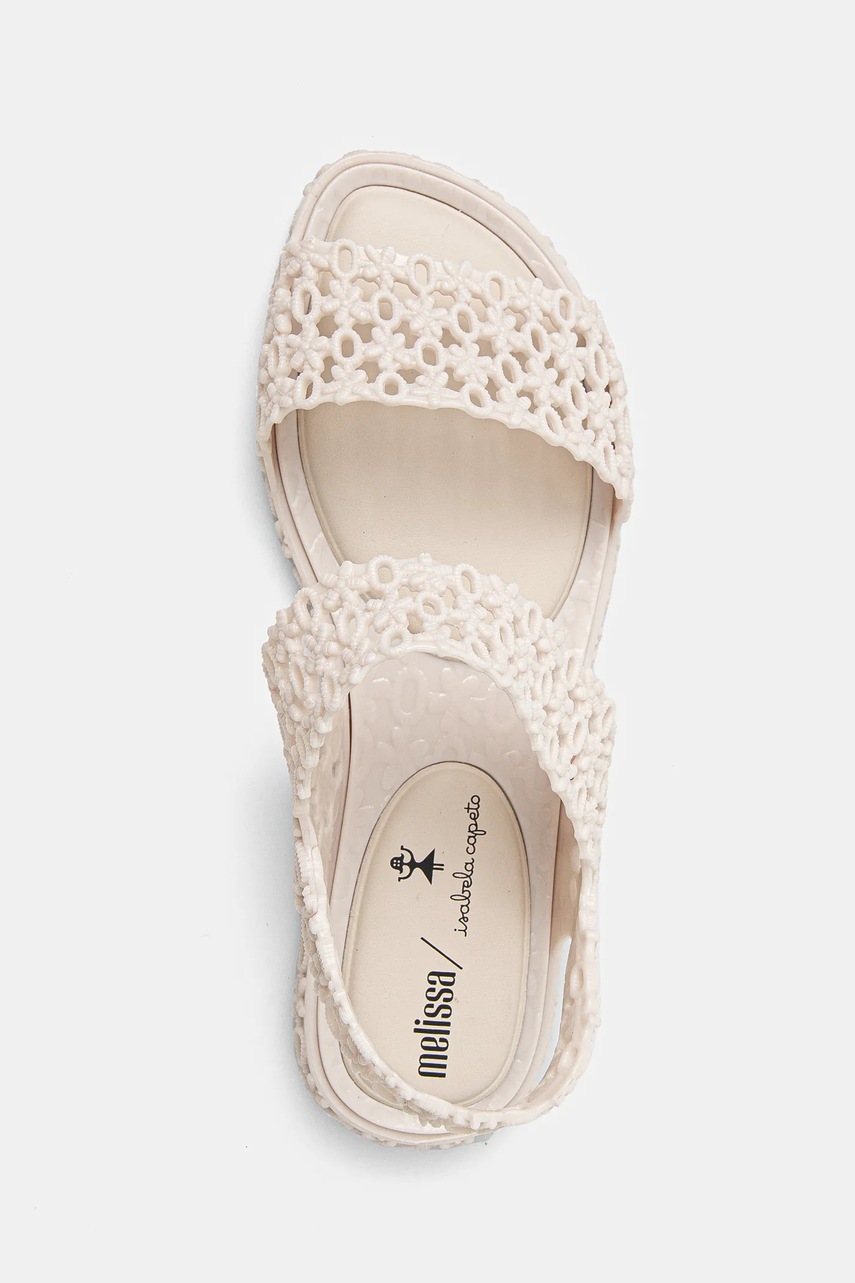 Σανδάλια Melissa MELISSA PANC SANDAL + ISABELA CAPETO χρώμα: μπεζ, M.33440.54144 φωτογραφία