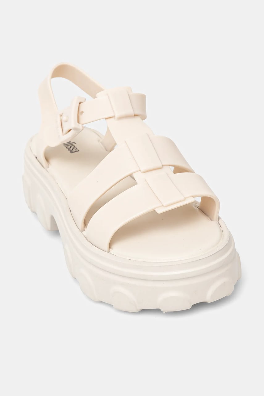 Melissa sandale MELISSA ELLA AD femei, culoarea bej, cu platforma, M 35791.AV418 Melissa sandale MELISSA ELLA AD femei, culoarea bej, cu platforma, M 35791.AV418