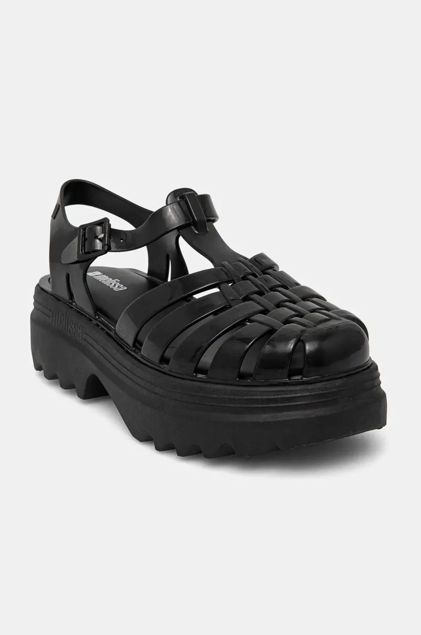 Sandály Melissa MELISSA POSSESSION PLATFORM II AD dámské, černá barva, na platformě, M 35818.BG449