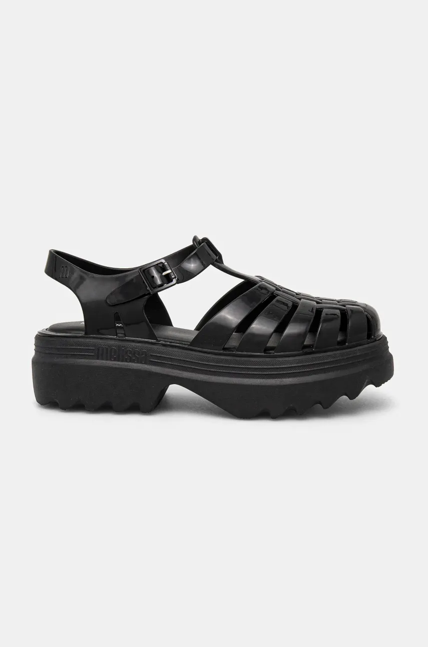 Сандалии Melissa MELISSA POSSESSION PLATFORM II AD женские цвет чёрный на платформе M 35818.BG449 Сандалии Melissa MELISSA POSSESSION PLATFORM II AD женские цвет чёрный на платформе M 35818.BG449