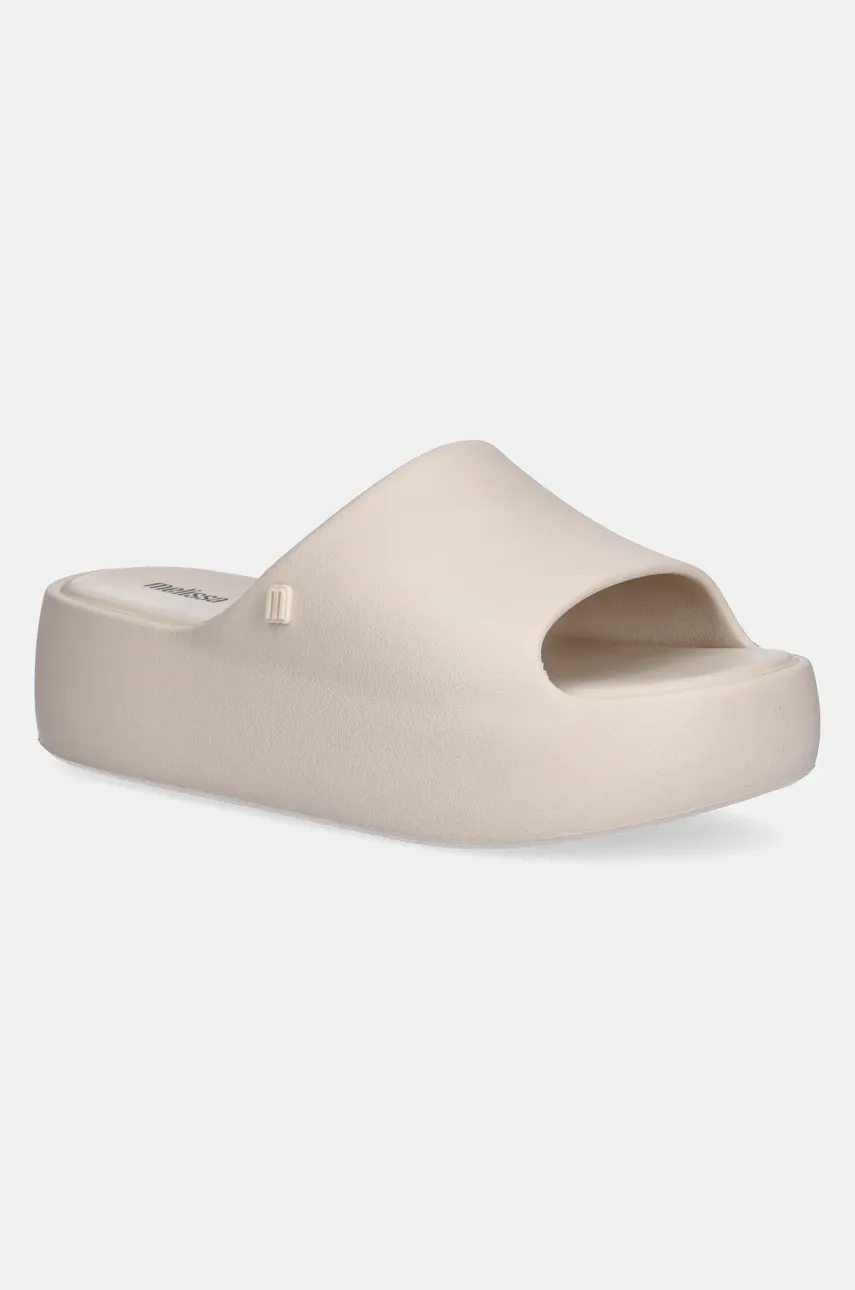 Melissa papuci MELISSA FREE PLATFORM SLIDE AD femei, culoarea bej, cu platforma, M 35859.AS384