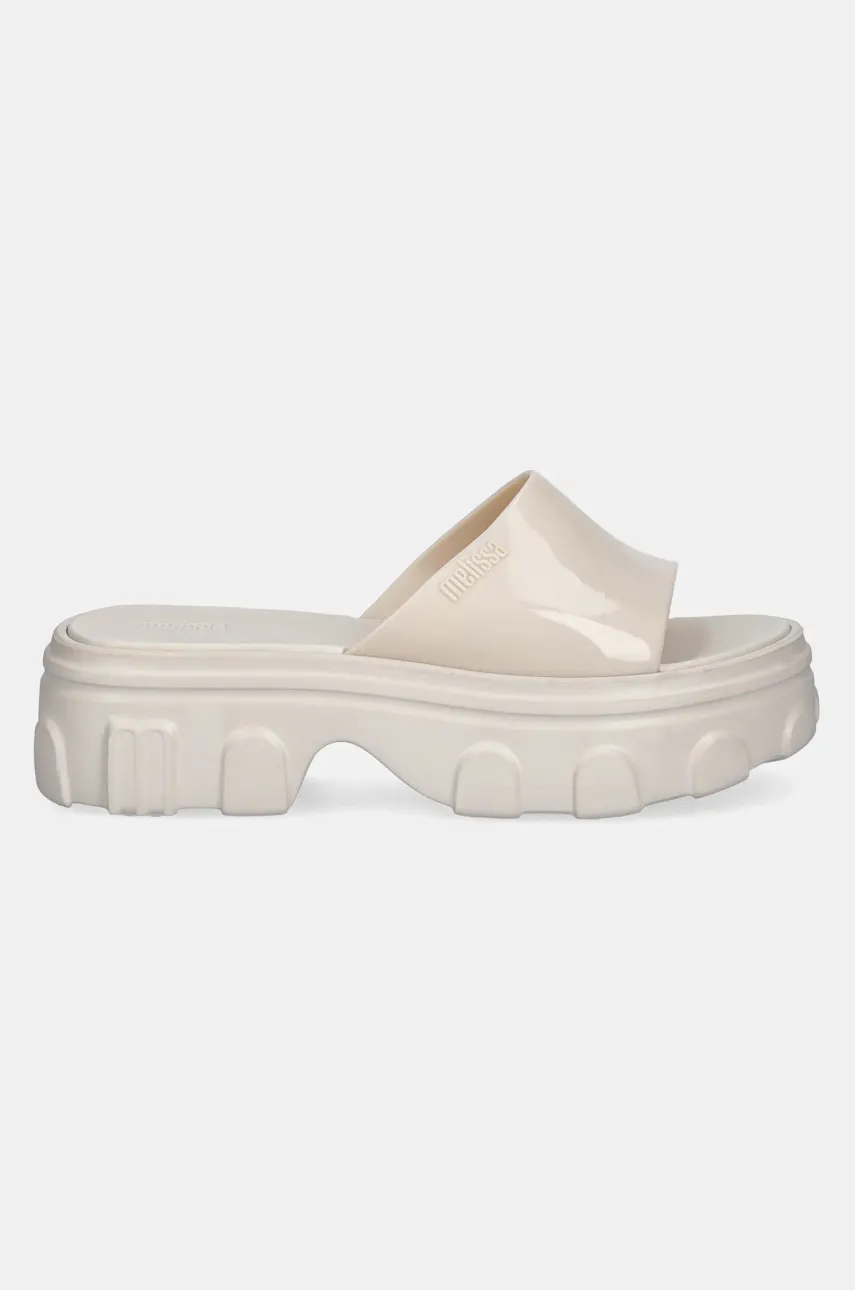 Шлепанцы Melissa MELISSA ELLA SLIDE AD женские цвет бежевый на платформе M 35882.AZ382 Шлепанцы Melissa MELISSA ELLA SLIDE AD женские цвет бежевый на платформе M 35882.AZ382