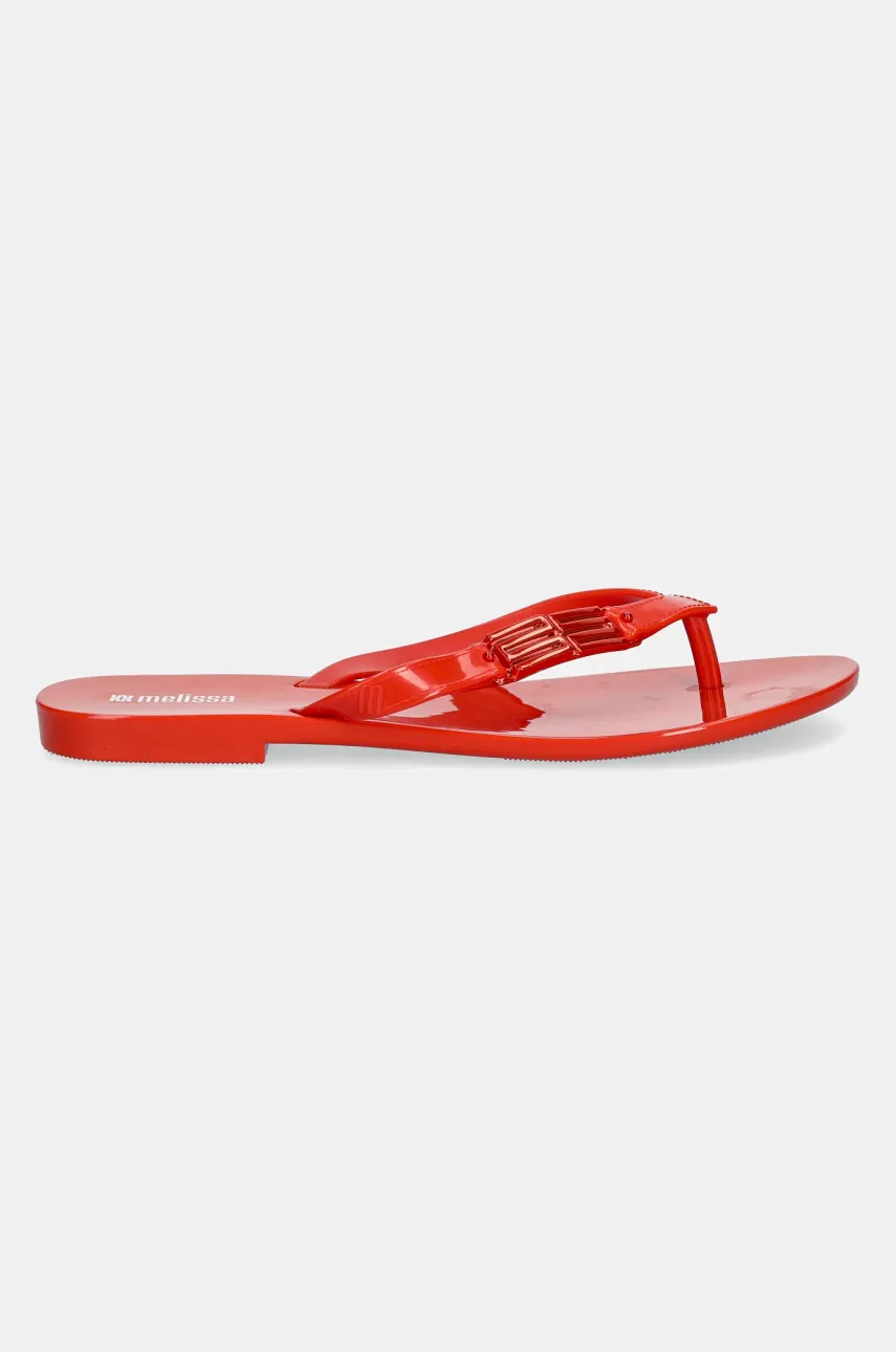 Вьетнамки Melissa MELISSA HARMONIC M CHIC AD женские цвет красный на плоском ходу M 35906.BB094 Вьетнамки Melissa MELISSA HARMONIC M CHIC AD женские цвет красный на плоском ходу M 35906.BB094