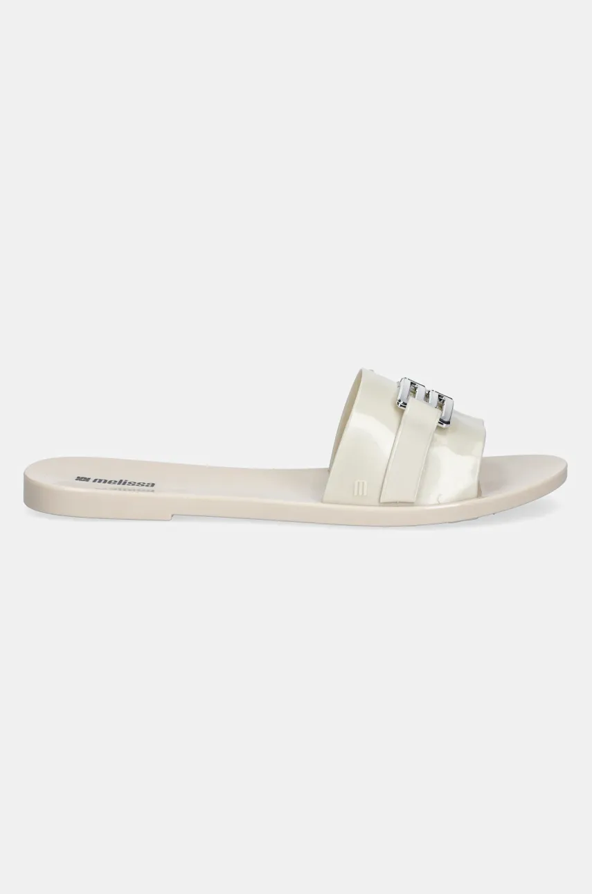 Вьетнамки Melissa MELISSA BABE M CHIC AD женские цвет бежевый на плоском ходу M 36000.BF048 Вьетнамки Melissa MELISSA BABE M CHIC AD женские цвет бежевый на плоском ходу M 36000.BF048