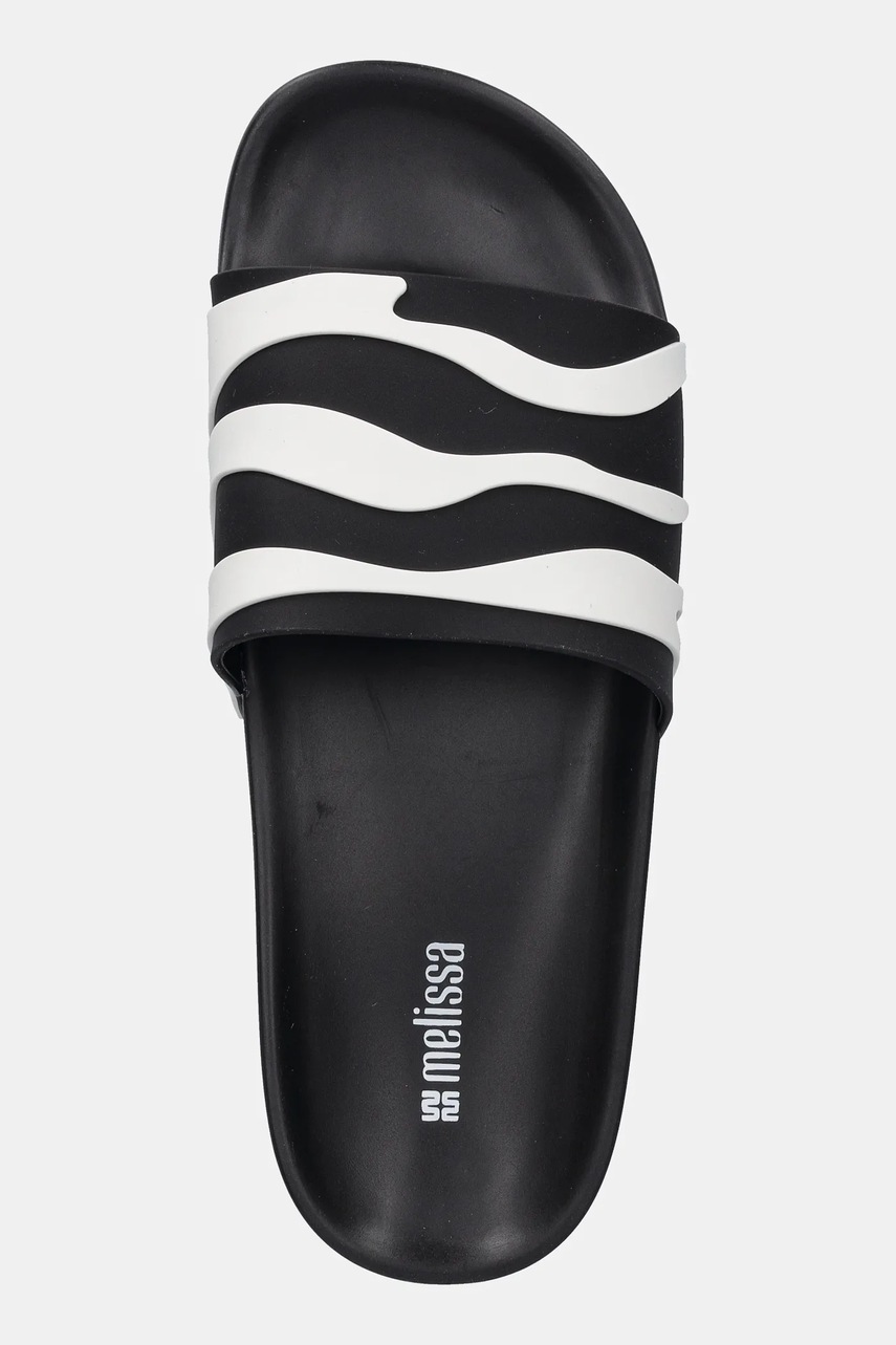 Παντόφλες Melissa MELISSA ANIMAL PRINT SLIDE AD χρώμα: μαύρο, M 36097.BG889 φωτογραφία
