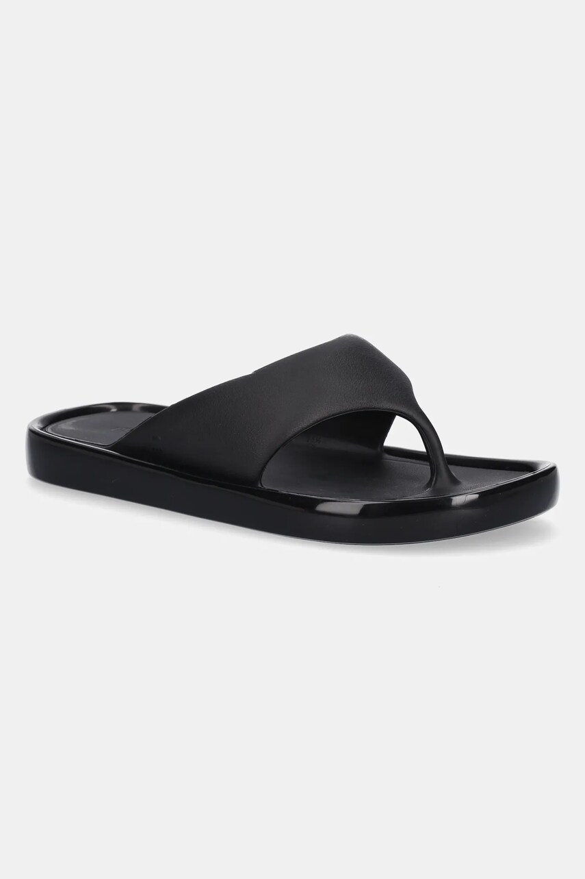 Melissa slapi MELISSA FLOAT AD femei, culoarea negru, cu toc plat, M 33915 AO718