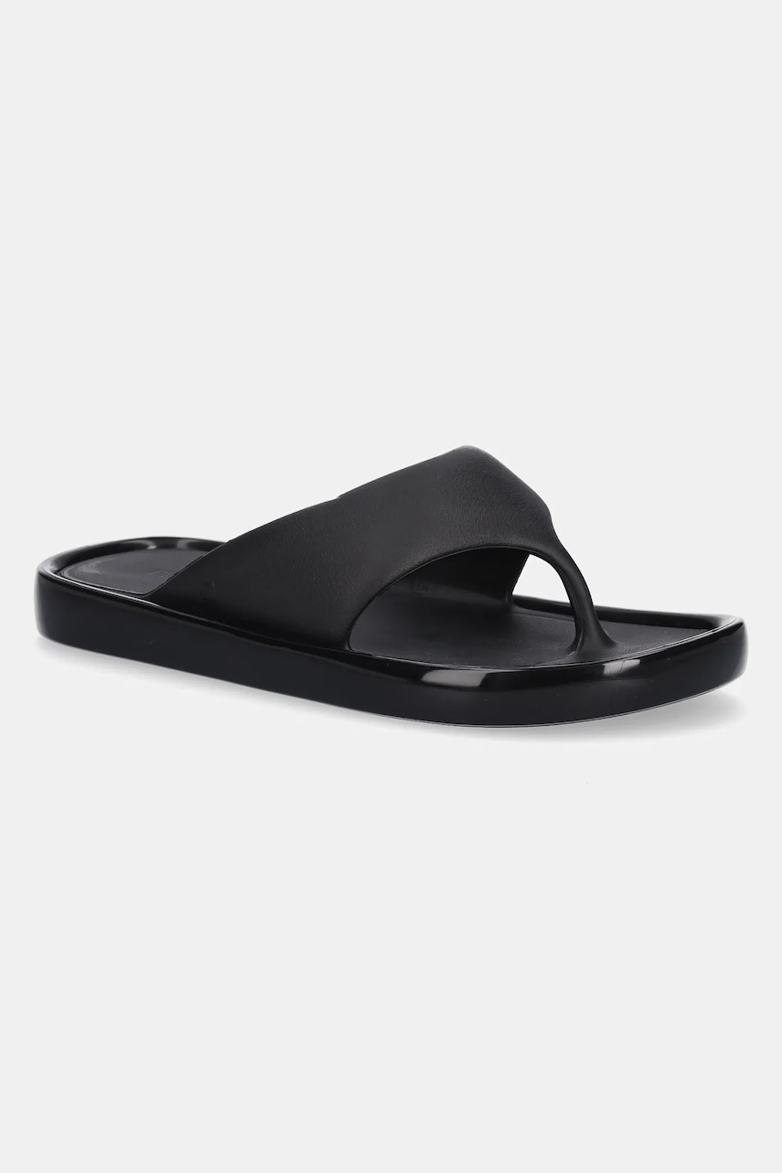 Melissa șlapi MELISSA FLOAT AD femei, culoarea negru, cu toc plat, M 33915 AO718