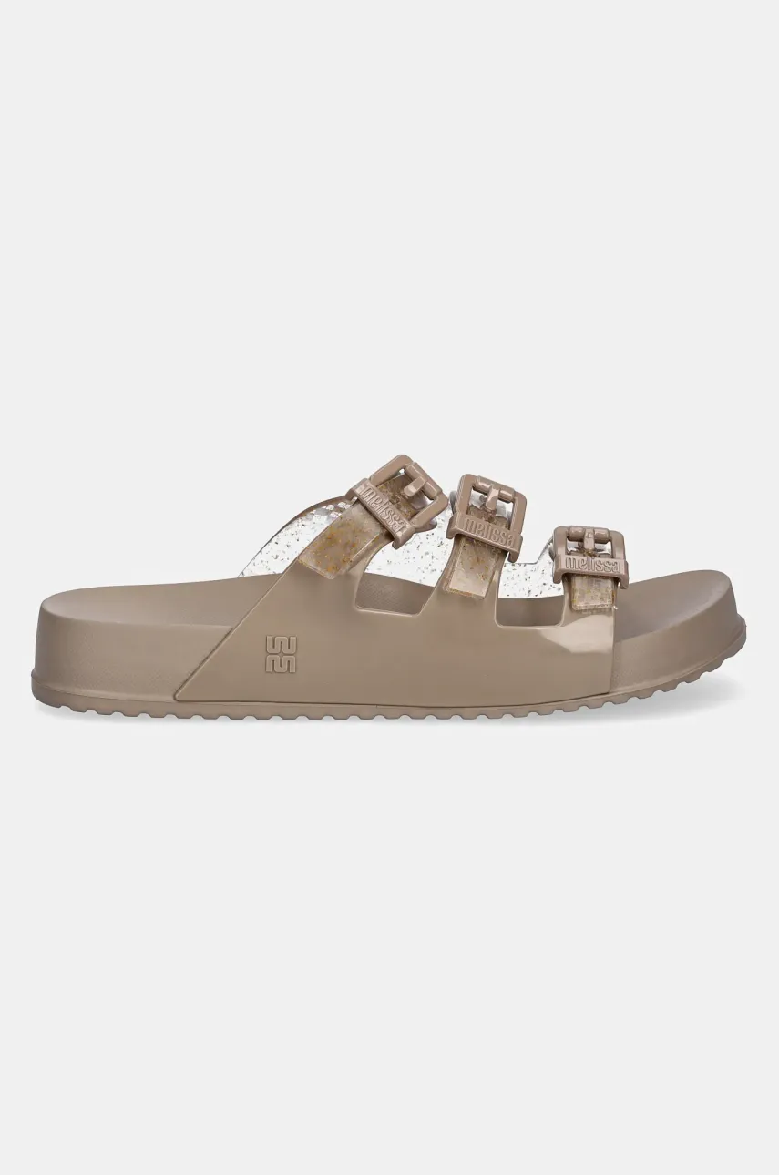 Шлепанцы Melissa MELISSA COZY STRIPES AD женские цвет бежевый M 35943 BC940 Шлепанцы Melissa MELISSA COZY STRIPES AD женские цвет бежевый M 35943 BC940