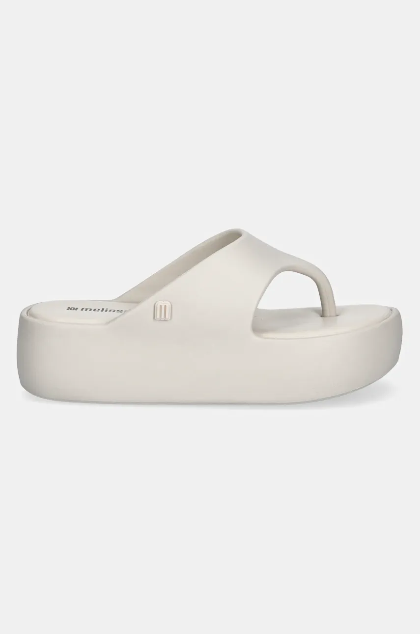 Вьетнамки Melissa MELISSA FREE PLATFORM THONG AD женские цвет бежевый на платформе M 36088 BE887 Вьетнамки Melissa MELISSA FREE PLATFORM THONG AD женские цвет бежевый на платформе M 36088 BE887