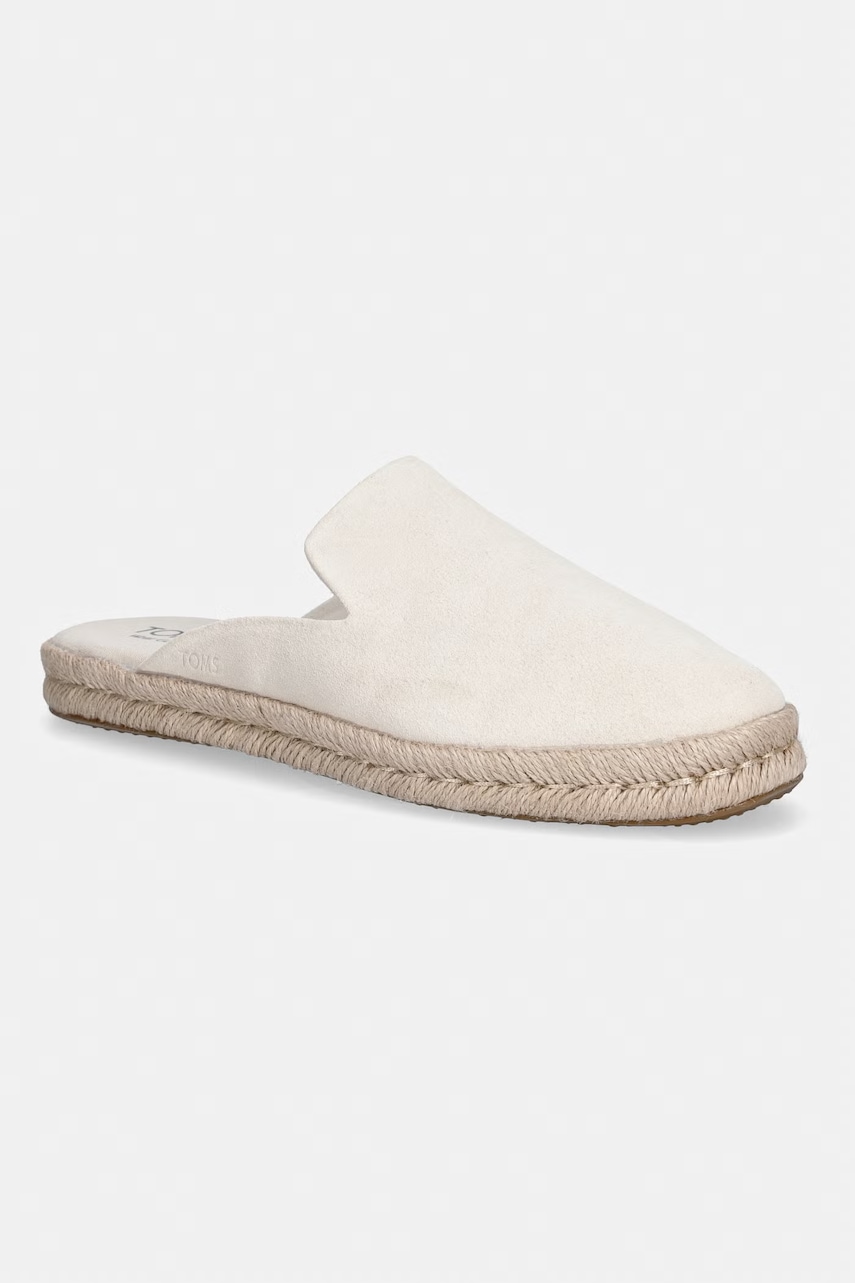 Toms papuci pentru femei, din piele întoarsă LIGHT SAND SUEDE