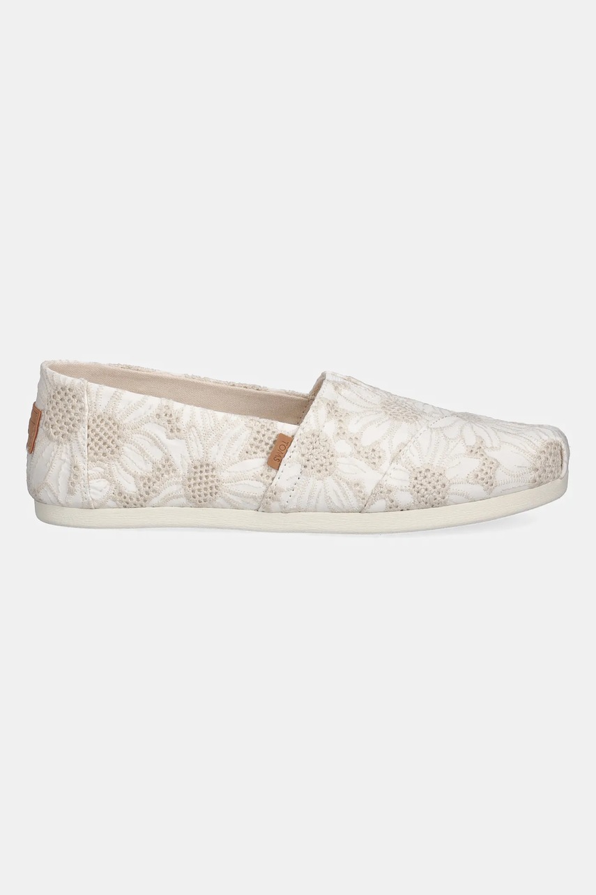 Кеды Toms EYELET цвет бежевый 10021932