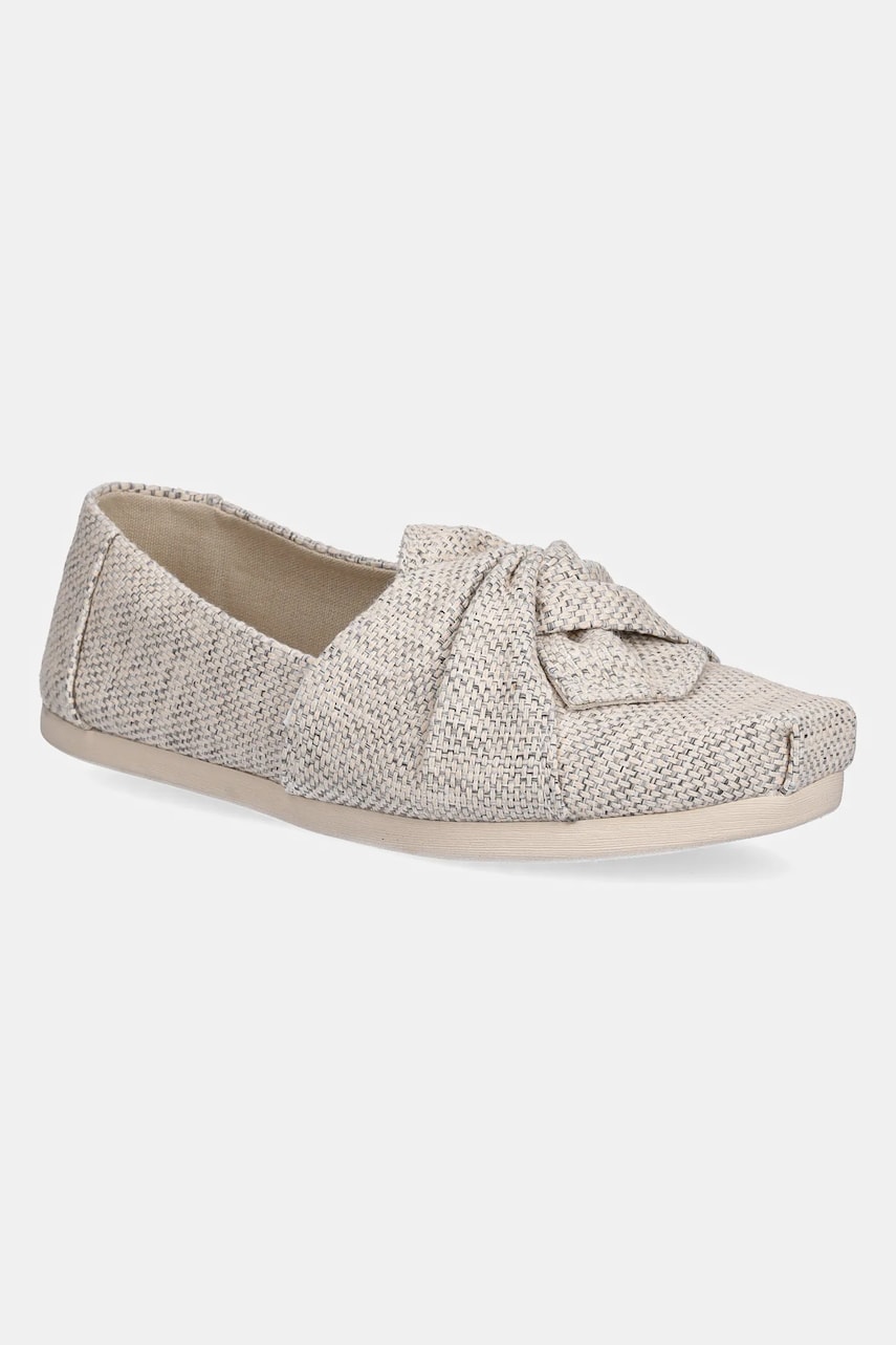 Toms espadrile FOG BEACHSIDE culoarea bej, 10021936