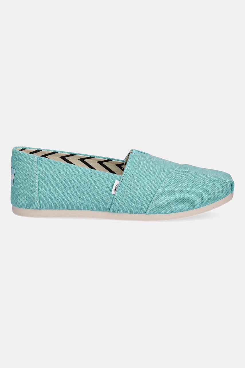 Кеды Toms HERITAGE CANVAS цвет бирюзовый 10021939