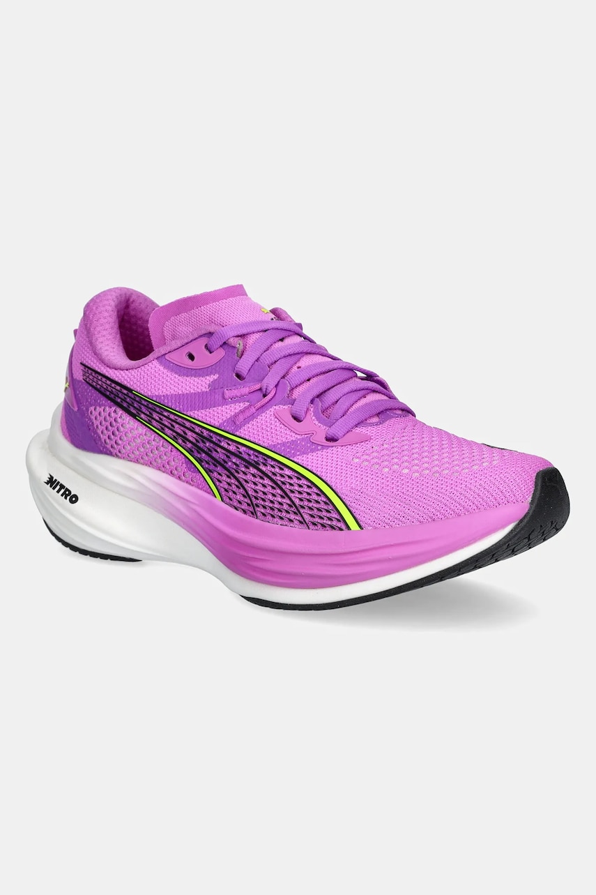 Puma sneakers de alergat Deviate NITRO 3 culoarea violet, 309708 Puma sneakers de alergat Deviate NITRO 3 culoarea violet, 309708
