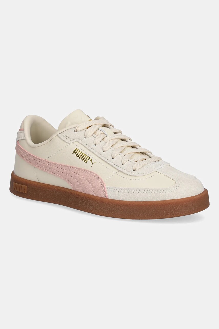 Puma sneakers Puma Club II femei, culoarea bej, 397447
