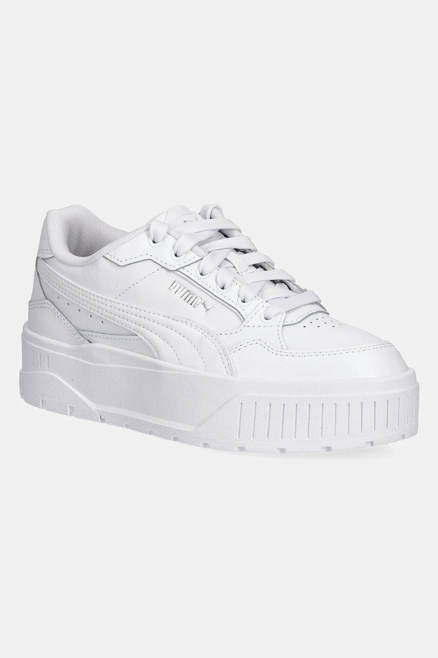 Puma sneakers din piele SPORTY STREET femei, culoarea alb, 397461
