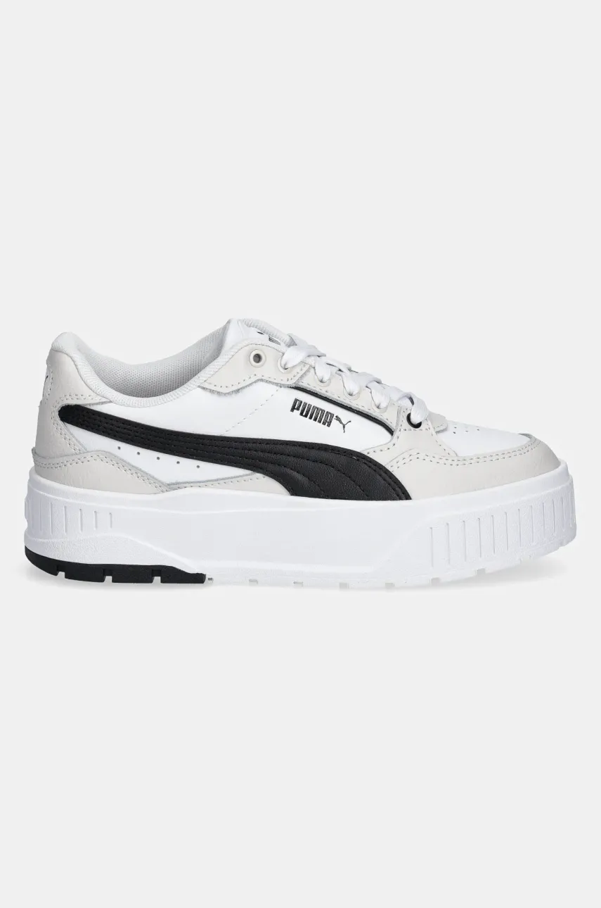 Кожаные кроссовки Puma SPORTY STREET женские цвет бежевый 397461 Кожаные кроссовки Puma SPORTY STREET женские цвет бежевый 397461