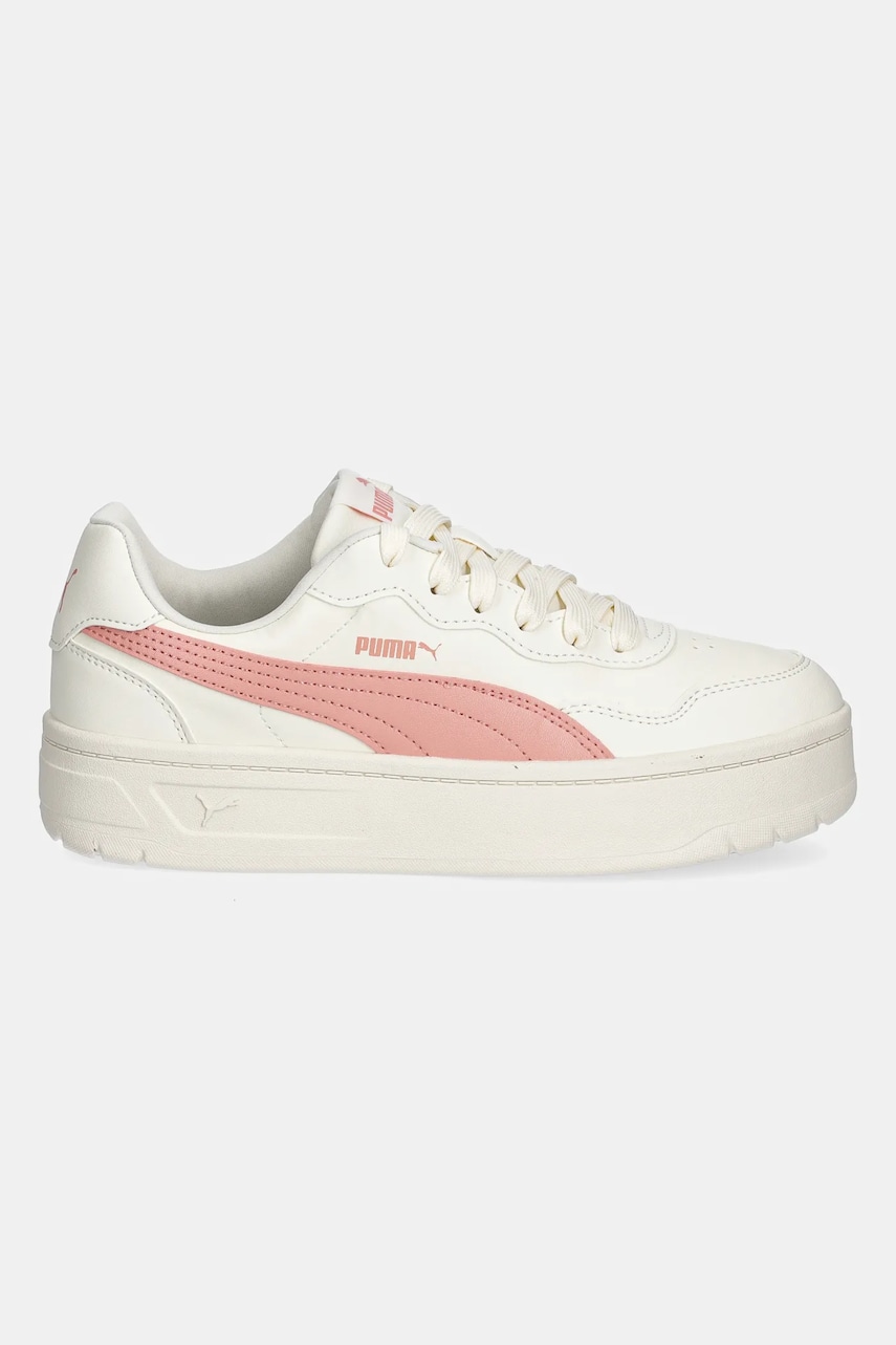 Кроссовки Puma Court Lally Skye женские цвет бежевый 400368 Кроссовки Puma Court Lally Skye женские цвет бежевый 400368