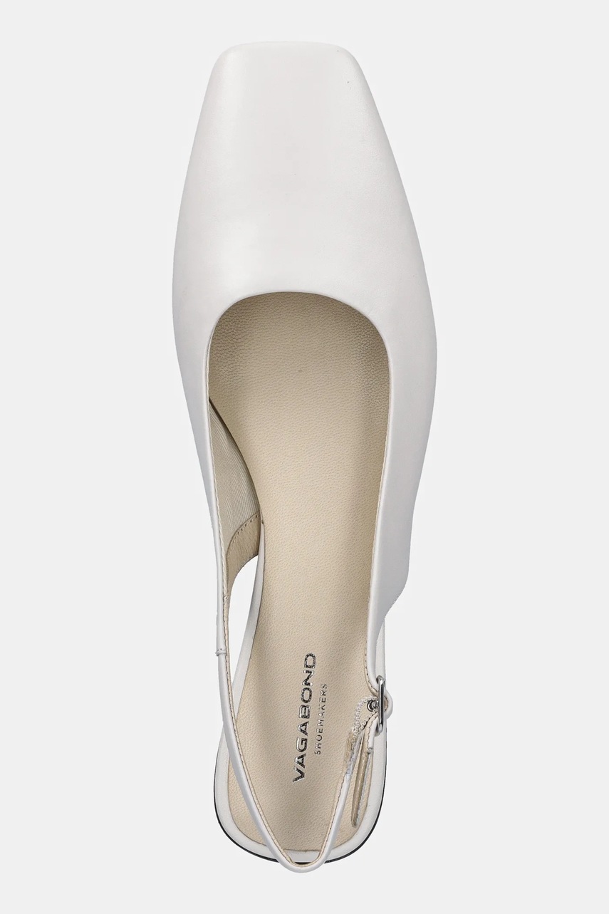 Δερμάτινες μπαλαρίνες Vagabond Shoemakers DELIA χρώμα: άσπρο, 5907-201-01 φωτογραφία