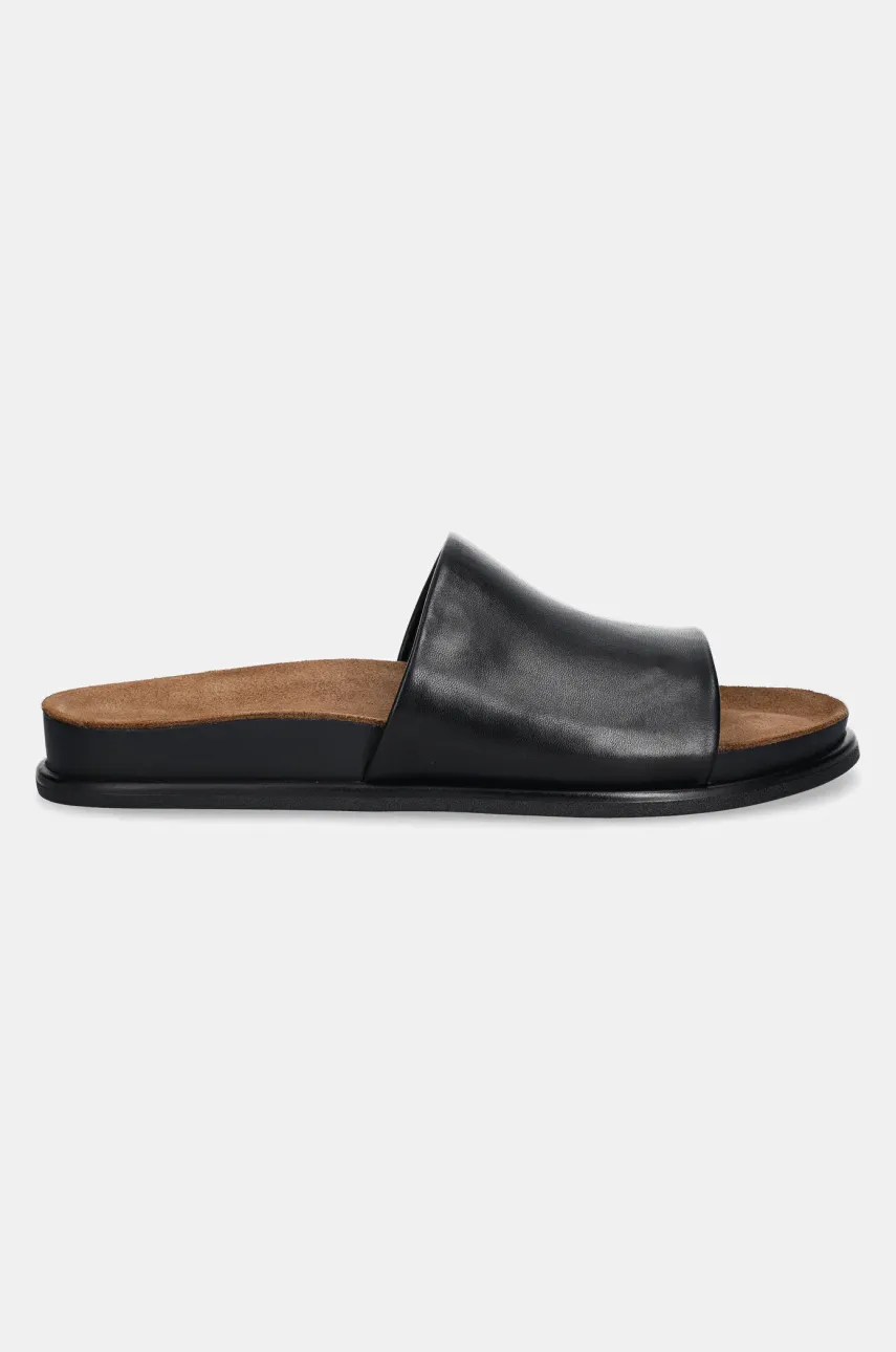 Кожаные шлепанцы Vagabond Shoemakers EFFIE женские цвет чёрный 5922-001-20 Кожаные шлепанцы Vagabond Shoemakers EFFIE женские цвет чёрный 5922-001-20