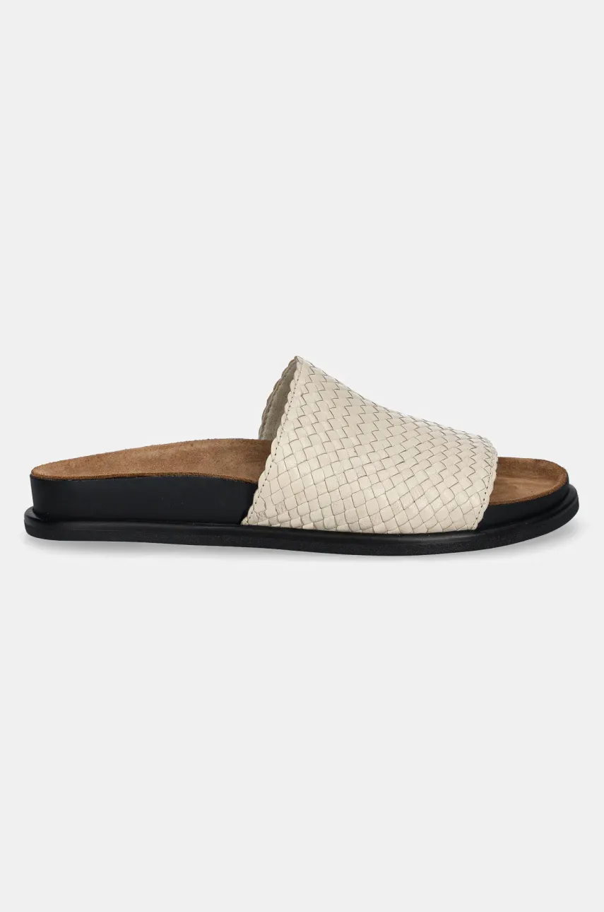 Кожаные шлепанцы Vagabond Shoemakers EFFIE женские цвет бежевый 5922-125-37 Кожаные шлепанцы Vagabond Shoemakers EFFIE женские цвет бежевый 5922-125-37