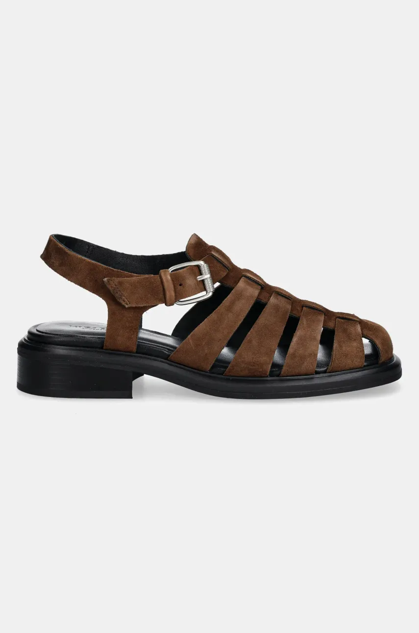 Замшевые сандалии Vagabond Shoemakers ELLIS женские цвет коричневый 5930-140-89 Замшевые сандалии Vagabond Shoemakers ELLIS женские цвет коричневый 5930-140-89