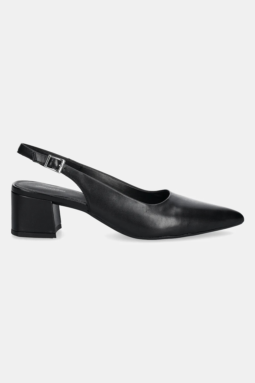 Туфли Vagabond Shoemakers MARTA цвет чёрный каблук кирпичик открытая пятка 5928-101-20 Туфли Vagabond Shoemakers MARTA цвет чёрный каблук кирпичик открытая пятка 5928-101-20