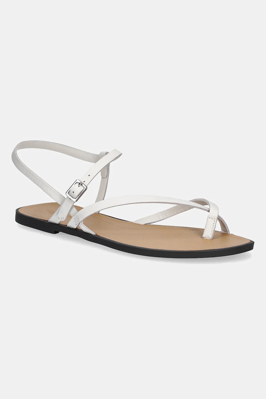 Vagabond Shoemakers sandale de piele TIA 2.0 femei, culoarea alb, 5531-401-01