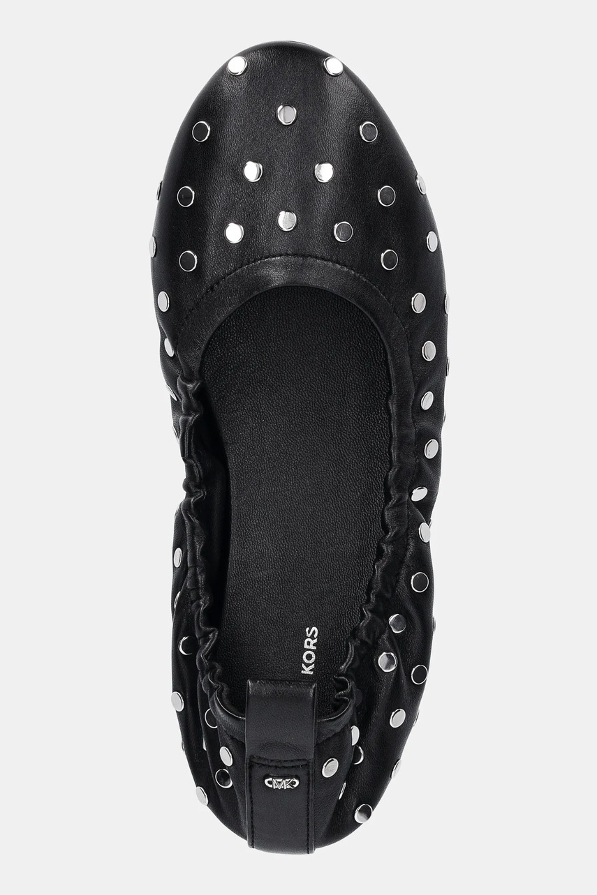 Δερμάτινες μπαλαρίνες MICHAEL Michael Kors Amy χρώμα: μαύρο, 40S5AYFP2L.001 φωτογραφία