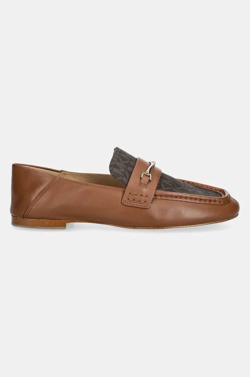 Мокасины MICHAEL Michael Kors Lena женские цвет коричневый на плоском ходу 40S5LEFP2B.227 Мокасины MICHAEL Michael Kors Lena женские цвет коричневый на плоском ходу 40S5LEFP2B.227