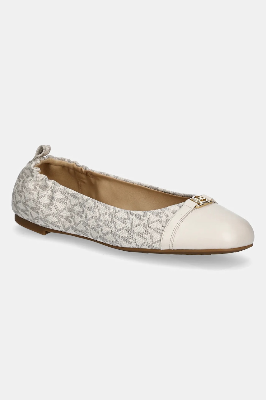 MICHAEL Michael Kors balerini Mandy culoarea bej, 40S5MAFP1B.132