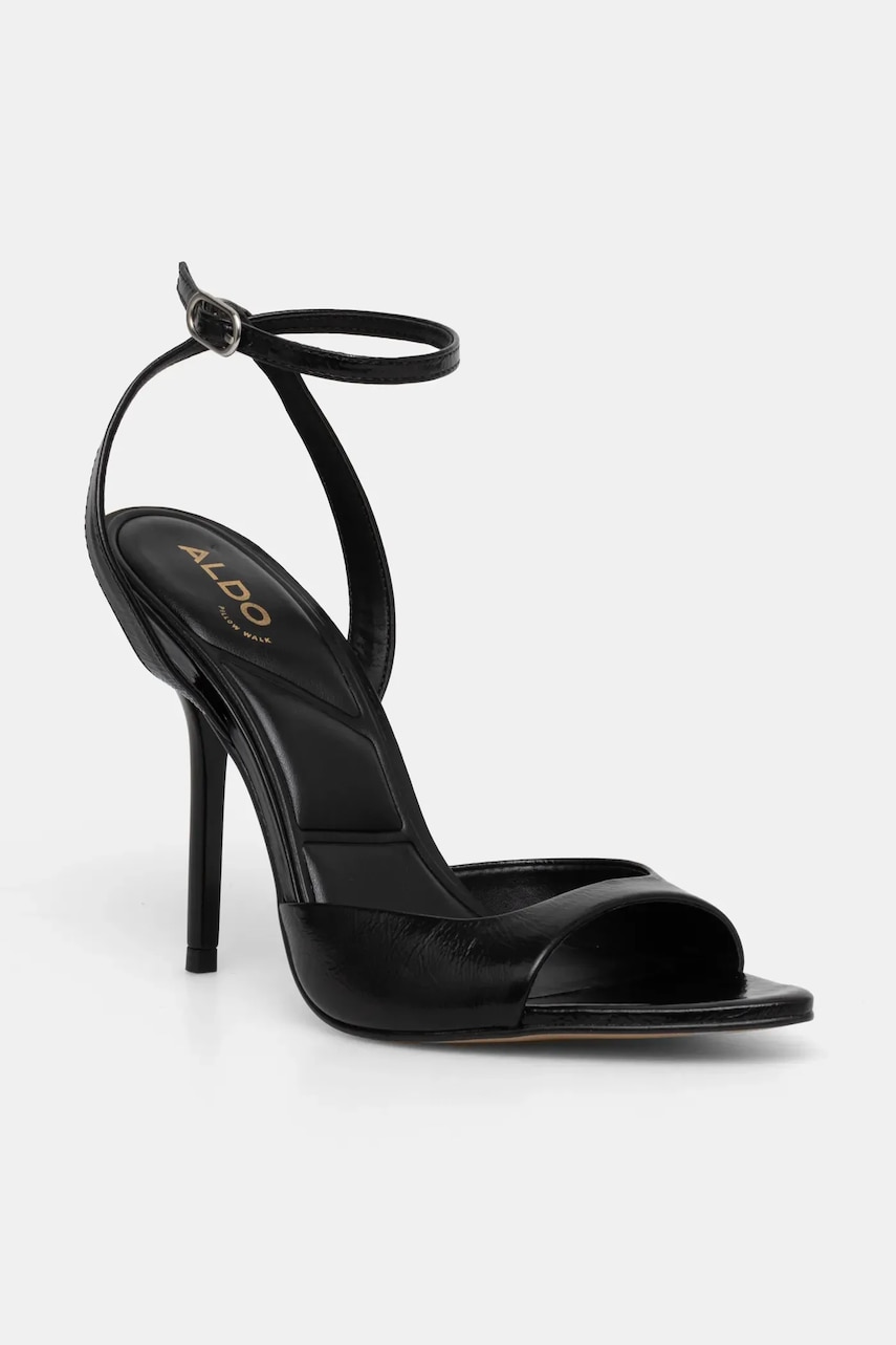 Aldo sandale de piele FOREVERMORE culoarea negru, 13918766
