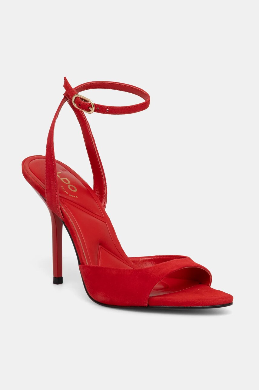 Aldo sandale din piele intoarsa FOREVERMORE culoarea rosu, 13918771