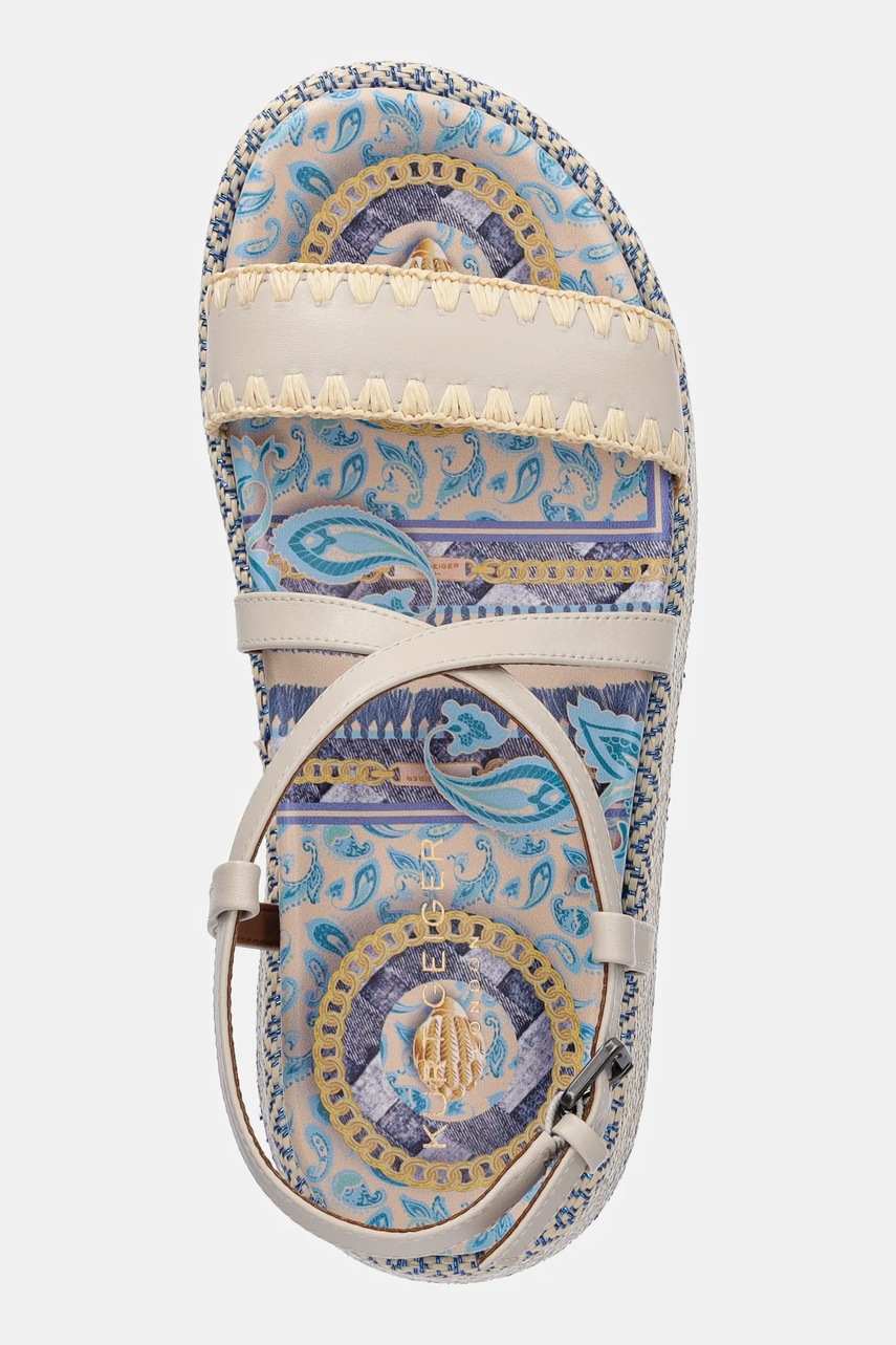 Kožené sandály Kurt Geiger London Chelsea Flatform Sandal (obrázek 4)